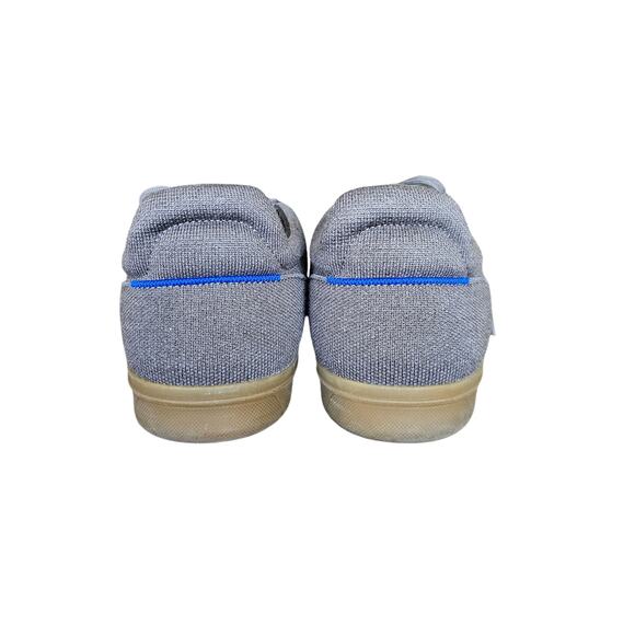 Men Rothy's Gray Knit Comfort Sneakers Normcore Preppy 12 Excellent Condition - Picture 6 of 9